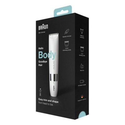 Braun Elektroninen karvanpoistolaite Valkoinen Ruostumaton teräs