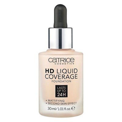 Catrice Nestemäinen meikin pohjustusaine Hd Liquid Coverage Foundation 065-bronze be Nailon