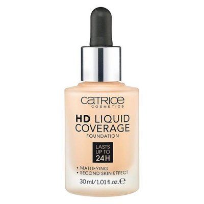 Catrice Nestemäinen meikin pohjustusaine Hd Liquid Coverage Foundation 065-bronze be Nailon