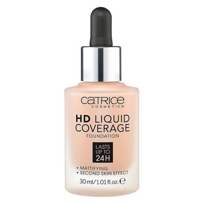 Catrice Nestemäinen meikin pohjustusaine Hd Liquid Coverage Foundation 065-bronze be Nailon