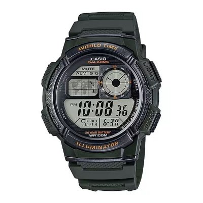 Casio Miesten rannekellot WORLD TIME ILLUMINATOR (Ø 43 mm) Lasi