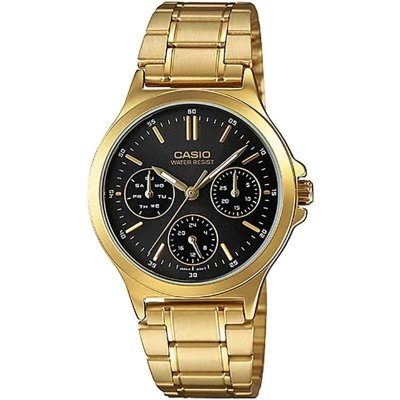 Casio Naisten rannekellot LADY MULTIFUNCTION (Ø 33 mm) 34 Kulta Ruostumaton teräs