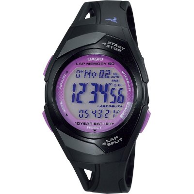 Casio Naisten rannekellot STR-300-1CEG Musta Lasi