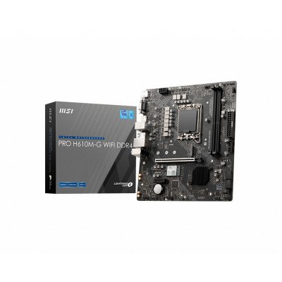 Emolevy MSI PRO H610M-G WIFI DDR4 Intel H610 LGA 1700