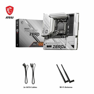 MSI Emolevy AMD AM5 B650 Musta
