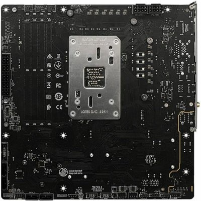 MSI Emolevy AMD AM5 B650 Musta