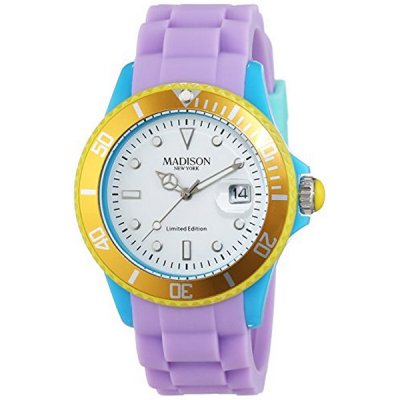 Madison Naisten rannekellot U4484 (Ø 40 mm) Valkoinen Muovi