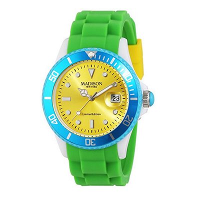 Madison Naisten rannekellot U4484G (Ø 40 mm) Valkoinen Ruostumaton teräs