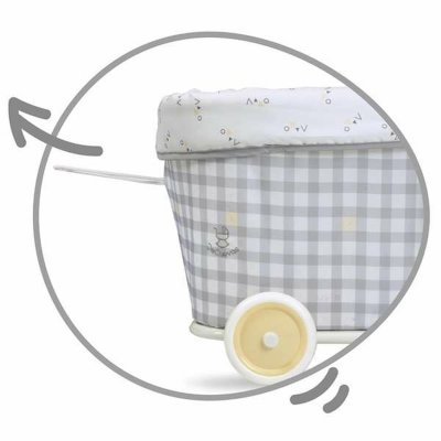 Decuevas Nuken vaunut 36 x 55 47 cm Harmaa