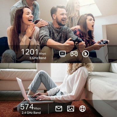 TP-Link Tukiasema Archer TX20U Plus Musta Muovi