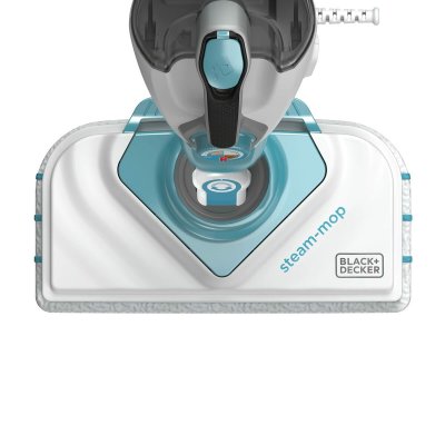 Black & Decker musta & Decker musta & Decker Höyrypuhdistin Steam-Mop 500 ml 1600 W Valkoinen