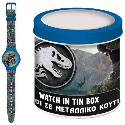Jurassic Park Pikkulasten kellot 000570996 - TIN BOX (Ø 33 mm) Muovi
