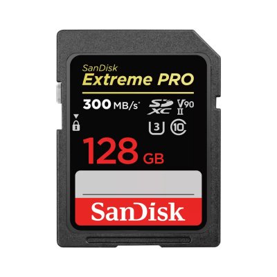 Mikro SD Speicherkarte mit Adapter SanDisk SDSDXDK-128G-GN4IN 128 GB SDXC UHS-II