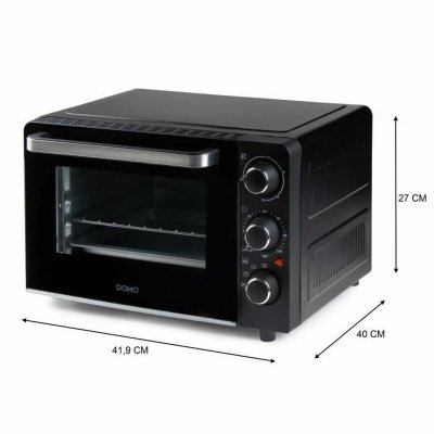 DOMO Mini sähköuuni 1300 W 20 L Musta