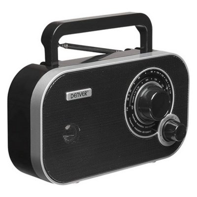 Denver Electronics Transistoriradio TR-51 musta AM/FM-viritin Musta