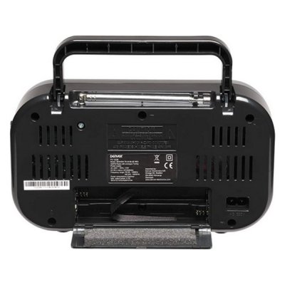 Denver Electronics Transistoriradio TR-51 musta AM/FM-viritin Musta