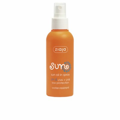 Ziaja Aurinkosuoja Sun Spf 6 125 ml Läpinäkyvä