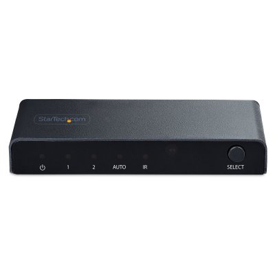 Startech HDMI-kytkin 2PORT-HDMI-SWITCH-8K Musta Metalli