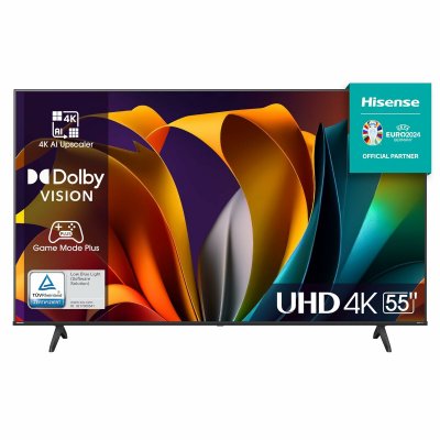 Hisense Smart TV 55A6N 4K Ultra HD 55" LED Musta Muovi