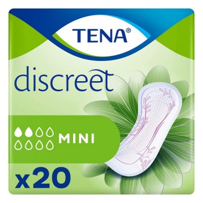 Inkontinens Sanitærpute Discreet Mini Tena (12 uds)