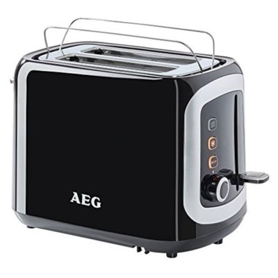 Toaster Aeg AT3300 940W Schwarz Schwarz/Silberfarben 940 W