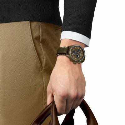 Tissot Miesten rannekellot CHRONO XL (Ø 45 mm) Nahka