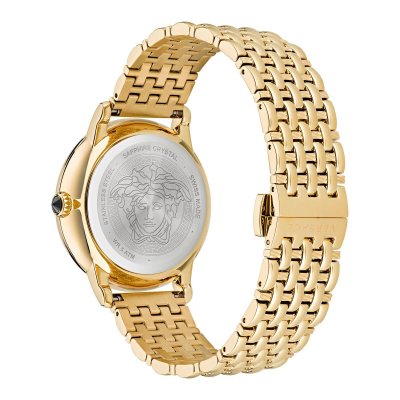 Versace Unisex kellot VE6F00523 (Ø 38 mm) Musta Ruostumaton teräs