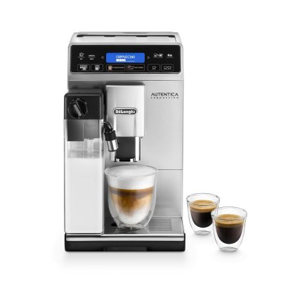DeLonghi Superautomaattinen kahvinkeitin Cappuccino ETAM 29. 660. SB Hopeinen 1450 W 15 bar 1, 4 L Musta Ruostumaton teräs