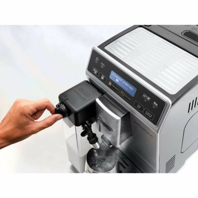 DeLonghi Superautomaattinen kahvinkeitin Cappuccino ETAM 29. 660. SB Hopeinen 1450 W 15 bar 1, 4 L Musta Ruostumaton teräs