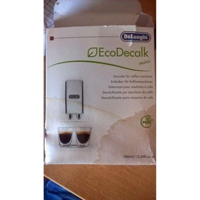 DeLonghi Kalkinpoistaja EcoDecalk 2x100ml 2 x 100 ml kahvinkeittimelle Valkoinen Muovi
