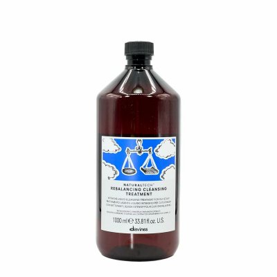 Davines Talin eritystä säätelevän hoitoshampoon kanssa Natural Tech REbalancing 1 L