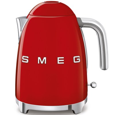 Smeg Vedenkeitin KLF03RDEU Punainen Ruostumaton teräs Muovinen 2400 W 1, 7 L