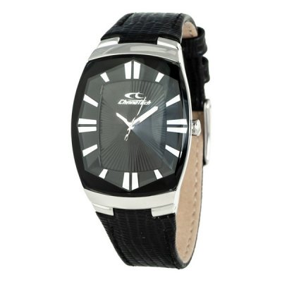Chronotech Unisex kellot CT7065M-02 (Ø 36 mm) Musta Ruostumaton teräs