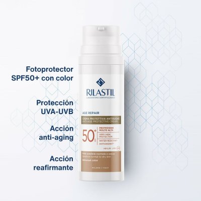 Rilastil Aurinkosuoja värillä Age Repair Spf 50+ 50 ml Anti-ageing beige Polyesteri