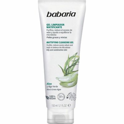 Babaria Kasvojen puhdistusgeeli Aloe Vera 150 ml Mattaviimeistely