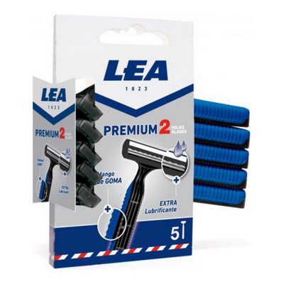 Handmatig scheermesje Premium2 Lea Lea (5 uds)