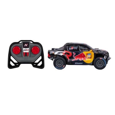 Moltó Kauko-ohjattava auto punainen Bull Daka 1: 18 Muovi
