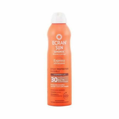 Suihke aurinkosuoja Ecran Valkoinen Spf 30 15 ml 250 ml