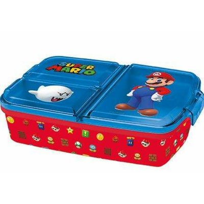 Lunchbox mit Fächern Super Mario 21420 (6,7 x 16,5 x 19,5 cm)