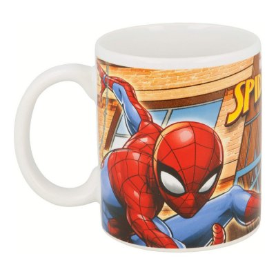 Spiderman Muki Spider-Man Great power Sininen Punainen Keraminen 350 ml Valkoinen Keramiikka