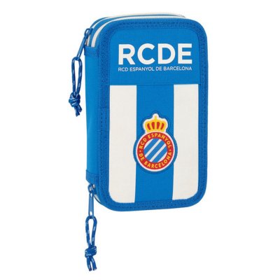 RCD Espanyol Tuplapenaali Sininen Valkoinen 12. 5 x 19. 4 cm (28 Kappaletta) Polyesteri