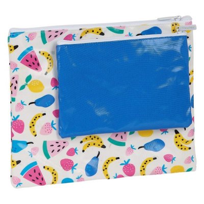 Safta Pussukka Fruits Valkoinen Puuvilla