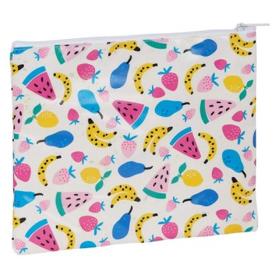 Safta Pussukka Fruits Valkoinen Puuvilla