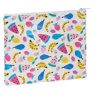 Safta Pussukka Fruits Valkoinen Puuvilla