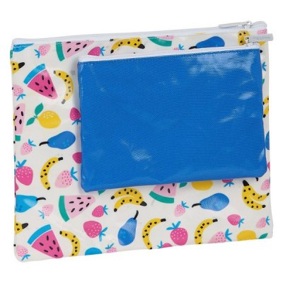 Safta Pussukka Fruits Valkoinen Puuvilla