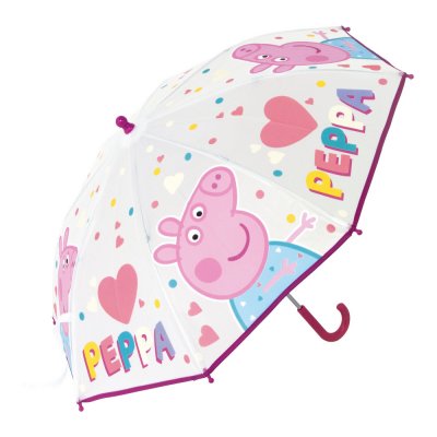 Paraplu Peppa Pig Having fun Roze (Ø 80 cm)