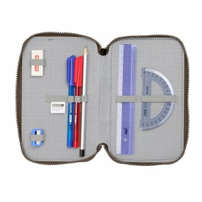 Jurassic World Kolmoiskynäkotelo Hiekka 12, 5 x 19, 5, cm 37 Kappaletta Ruskea Polyesteri