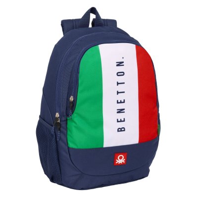 Koululaukku Benetton Flag Laivastonsininen 32 x 44 x 16 cm