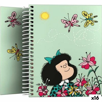 Muistikirja Grafoplas Mafalda Monivärinen A6 100 Levyt (16 osaa)