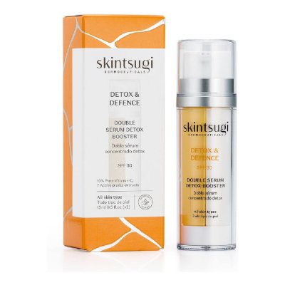 Antioksidant Serum Detox & Defence Skintsugi Konsentrert Vitamin C SPF 30 (15 ml + 15 ml)